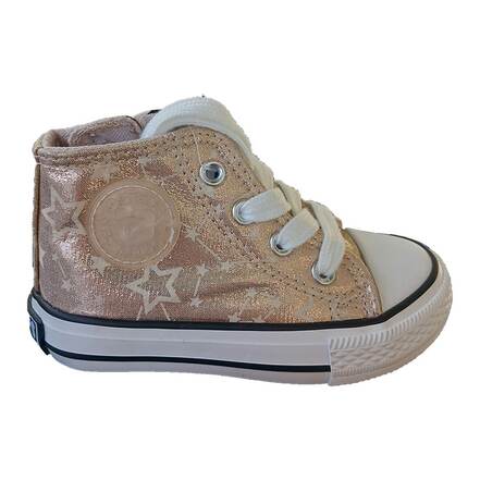 Sneakers Gold Glows in the Dark Stars Hi-Top Osito Conguitos