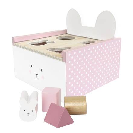 Ξύλινο Κουτί με Σχήματα Bunny της JaBaDaBaDo
