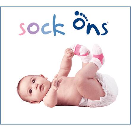 Sock Ons Ροζ για να μην Βγάζει τις Κάλτσες του