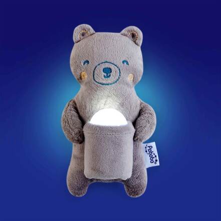 Φως Νύχτας Nomade με Υφασμάτινο Αρκουδάκι σε Συσκευασία Δώρου Pabobo