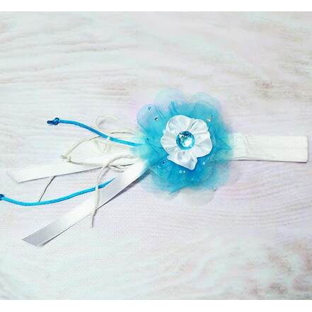 *Κορδέλα Γαλάζιο Λουλούδι