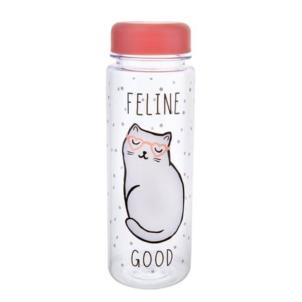 Πλαστικό Μπουκάλι Cutie Cat της Sass & Belle