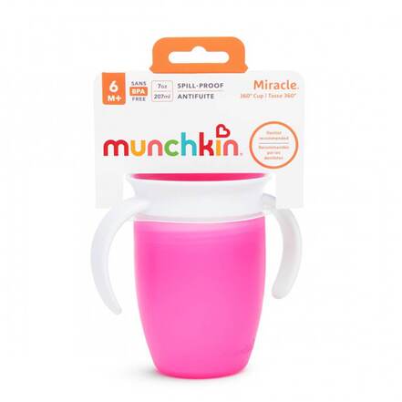 Παιδικό Ποτήρι Miracle Trainer Cup 207ml (+6m) Munchkin