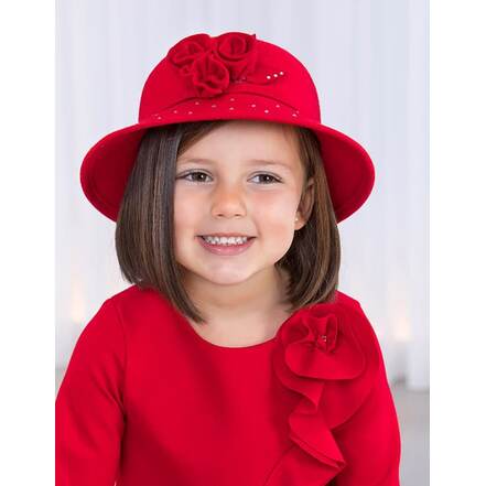 Καπέλο Red με Σχέδιο Λουλούδι Abel and Lula