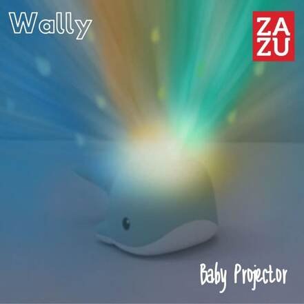 Wally Φάλαινα Προβολέας Ύπνου Ωκεανού με Λευκούς Ήχους της Zazu