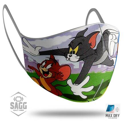Παιδική Μάσκα Προστασίας Tom & Jerry