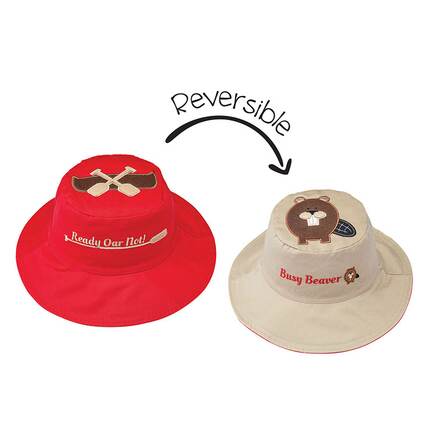 Καπέλο Διπλής Όψης UPF 50+ – Canoe/Beaver (Cotton) FlapJackKids