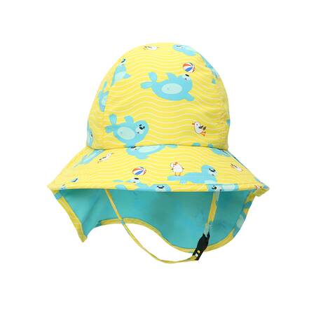 Καπέλο με Γείσο και Προστασία Αυχένα Φώκια UPF50+ της Zoocchini