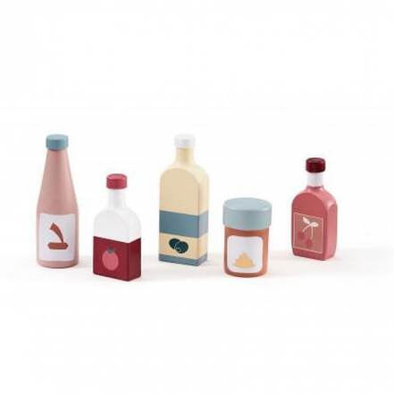Σετ 5 Ξύλινα Μπουκάλια της Kids Concept