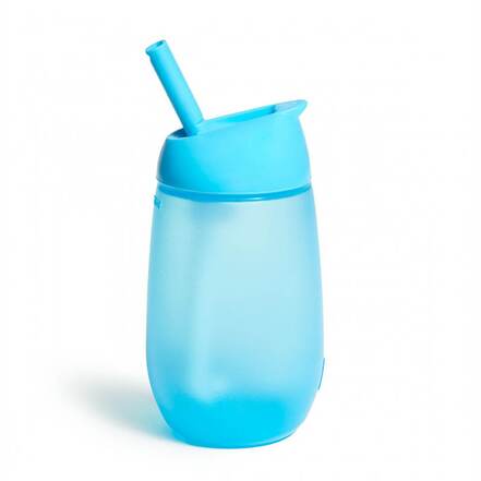 Εκπαιδευτικό Ποτηράκι Simple Clean Straw Cup Blue 296ml (+12m) Munchkin