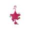 Μουσικό Κρεμαστό Αστέρι Ροζ-Φουξ Label Label