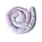 Πολυχρηστικό Μαξιλάρι Snuggly Snake Jersey Ροζ Αστέρια Minene