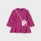 Φόρεμα Fuchsia Σταμπωτό Σχέδιο Τσαντάκι Πουά Mayoral